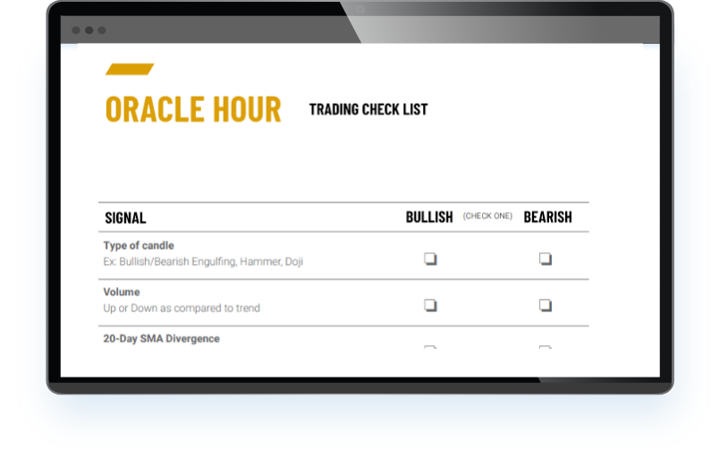 oracle-trading-checklist